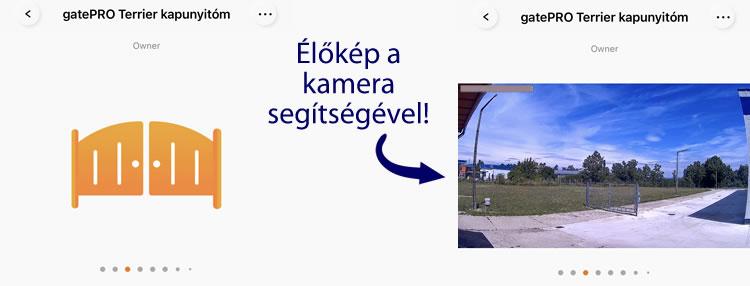 Élőkép a Terrier működéséről az alkalmazásban