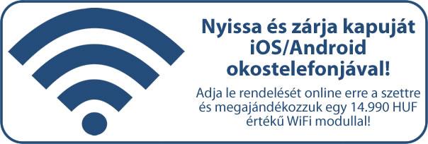 Ajándék WiFi kapunyitó